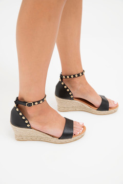 Bianca Buccheri Maiorca Black Wedges