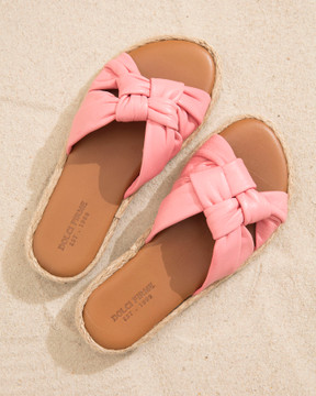 Dolci Firme Coco Sugar Coral Slides