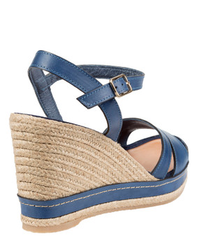 By Bianca Mallorca Wedge Navy