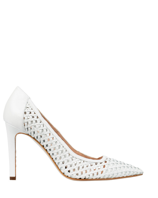 Bianca Buccheri 9680bb Simona White Pump