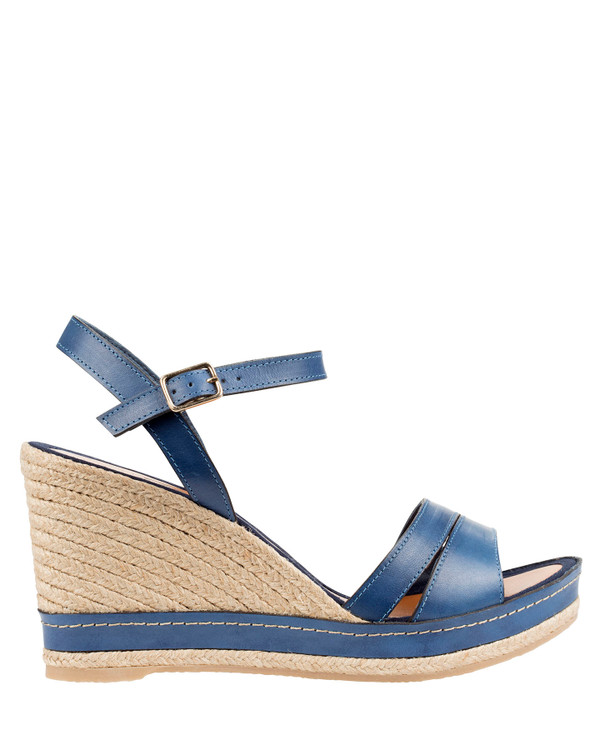 By Bianca Mallorca Wedge Navy