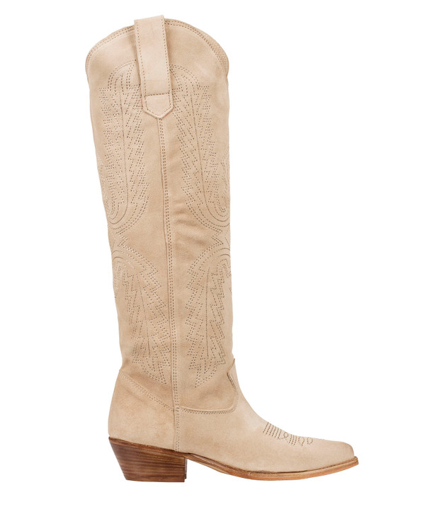 Bianca Buccheri Texan Sand Knee High Boot