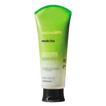 O Boticário Nativa SPA Exfoliating Liquid Soap Detox Matcha 200ml/6.7fl.oz