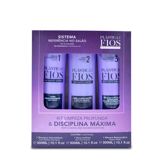 Kit Plastica Dos Fios Keratin Treatment 3x300ml/3x10.14fl.oz