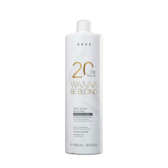 Braée Wanna Be Blond 6% Professional Oxygenated Water 20 Volumes Collagens and Nutritive Oils 900ml/30.43 fl.oz