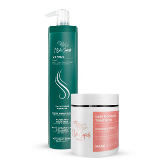 I Belli Capelli Venice Mask Extract Cassava and Venice Hair Reconstructor Smoothing Keratin