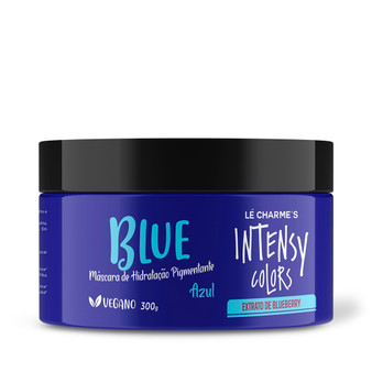 Lé Charme’s Intensy Colors Blue Mask Blueberry Extract Azul 300g/10.58 oz