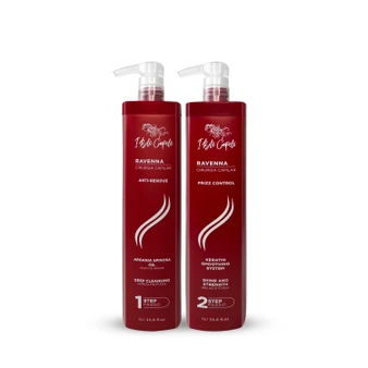 Kit I Belli Capelli Ravenna Cirurgia Capilar Keratin Smoothing System 2x1L/2x33.8 fl.oz