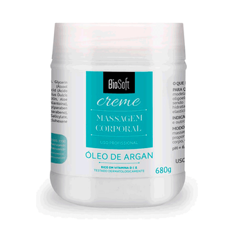 Biosoft Body Massage Cream Argan Oil Professional 680g/23.9 oz