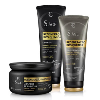 Eudora Siàge Post Chemical Regeneration Kit Shampoo + Conditioner + Mask