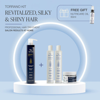 I Belli Capelli Torrano Nanoplasty & NutriCare Kit + FREE NutriCare Finishing Oil