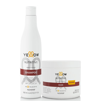 Alfaparf Yellow Nutritive Dry Hair Kit Nourishes and Moisturizes