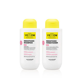 Alfaparf Yellow Liss Shampoo and Conditioner for Straight Hair 2x500ml/2x16.9 fl.oz