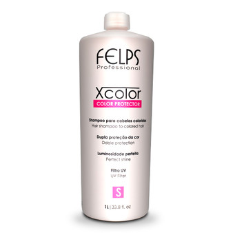 Felps Shampoo Xcolor Color Protector for Color Hair Color Protection Perfect Shine Hair Care 1L/33.8fl.oz
