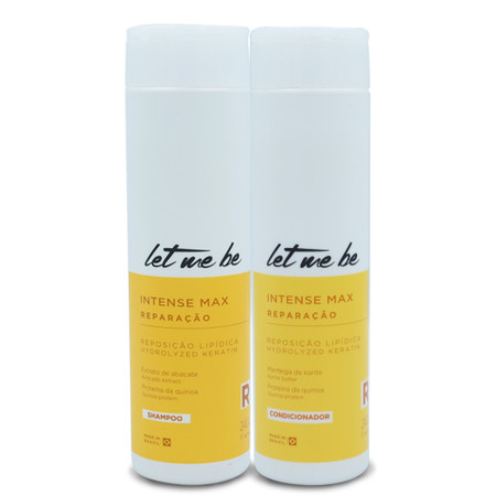 Kit Let Me Be Shampoo Conditioner Intense Max Lipid Replenishment Repair 2x240ml/2x8.11fl.oz
