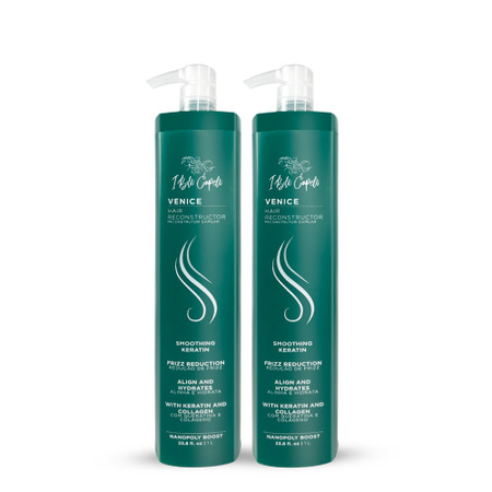 Kit I Belli Capelli Venice Hair Reconstructor Smoothing Keratin Hair 2x1L/2x33.8 fl.oz