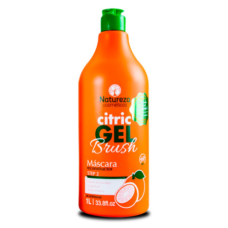 Natureza Cosmetics Citric Gel Brush Reconstructive Mask Smoothing System 1L/33.8 fl. oz Natureza Cosmetics Citric Gel Brush Reconstructive Mask Smoothing System 1L/33.8 fl. oz