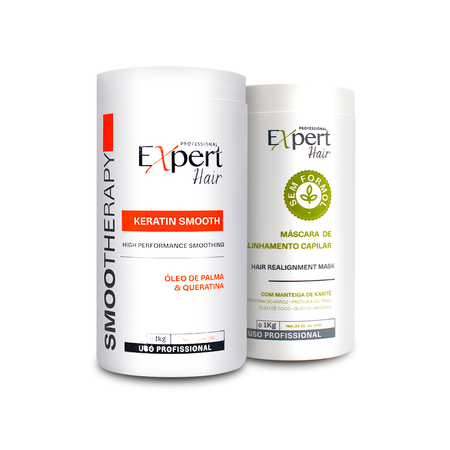 Expert Hair Botox Keratin Smooth Kit BotoExpert Hair Treatment 2x1000g/2x35.27 oz