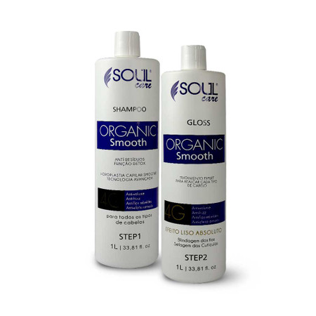 Kit Organic Soul Care Hair Treatment Shampoo + Gloss 2x1L/2x33.81 fl.oz