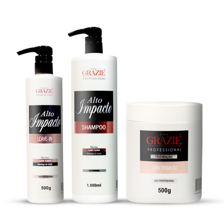 Grazie Professional High Impact Hair Care Kit – Intense Hydration & Deep Repair