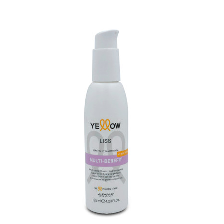 Alfaparf Yellow Liss Leave-in Finisher Serum Multi Benefits 10in1 125ml/4.23 fl.oz Alfaparf Yellow Liss Leave-in Finisher Serum Multi Benefits 10in1 125ml/4.23 fl.oz