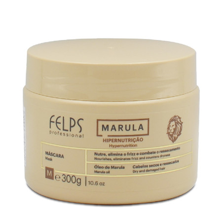Felps Mask Marula Hiper Nourishing Mask Hipernutrição Intense Hydration Hair Care 300g/10.5 oz