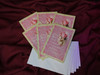 Six Tiny Flower miscarriage greeting cards come with an envelope for each card.