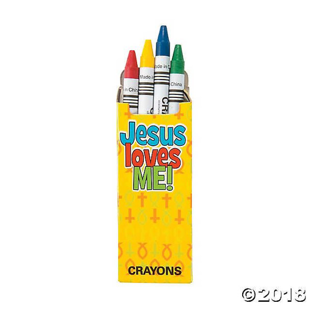 JESUS LOVES ME CRAYONS FOR SACRED STEPS PROGRAM