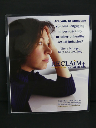 RECLAiM 2-sided Laminated Poster #1 Drug Addiction/Woman