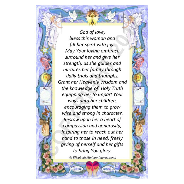 Your Loving Embrace - Woman's Prayer Card