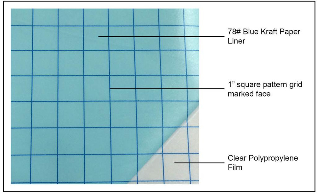 Clear Transfer Tape with Grids 