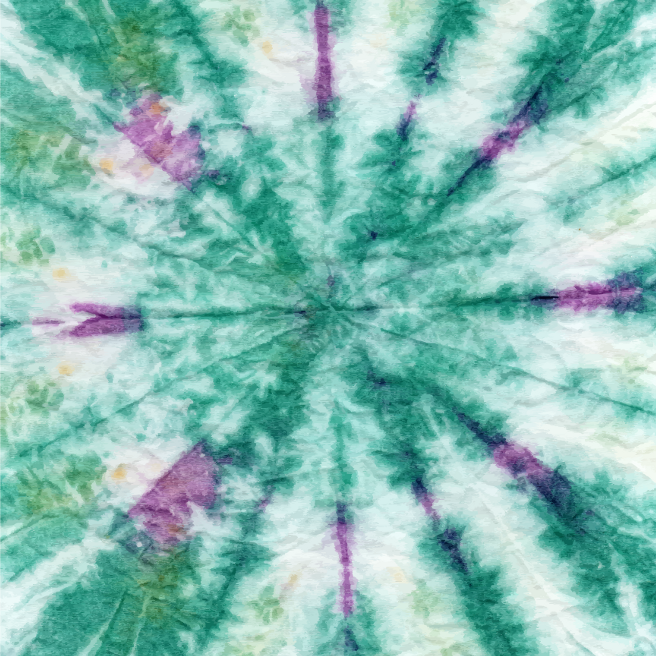 Marbled/tie Dye Leather Handmade Green Metallic Purple and 