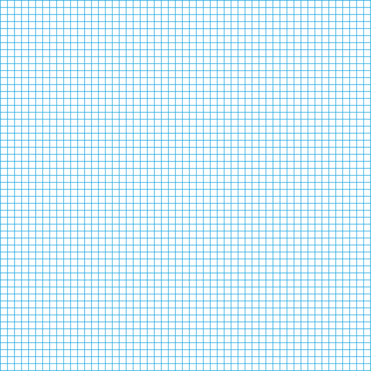 Blue 4mm Grid Graph Paper – Kayrock Screenprinting