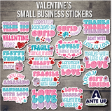 Valentines Day Small Business Stickers