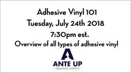 Adhesive vinyl 101  - Free overview of everything adhesive vinyl. 