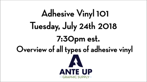 Adhesive vinyl 101  - Free overview of everything adhesive vinyl. 