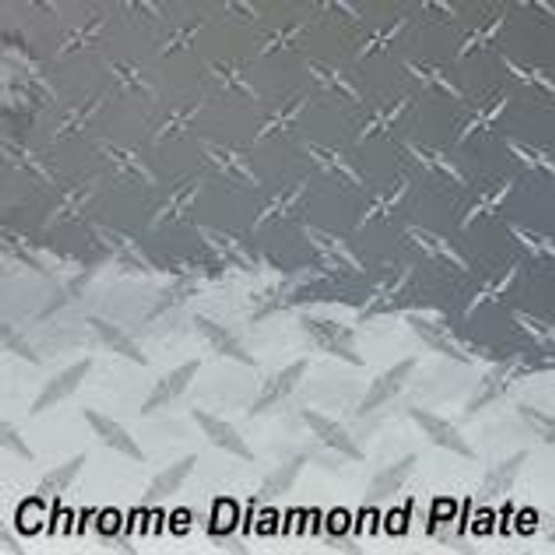 StarCraft - Chrome - Diamond Plate - Permanent Vinyl - 12" x 12"