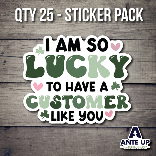 I am so Lucky - Qty 25 - St. Patrick Small Business Sticker