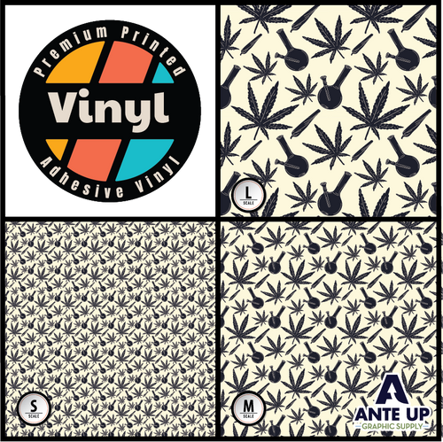 Printed Pattern -  Bong Joint  - Adhesive Vinyl