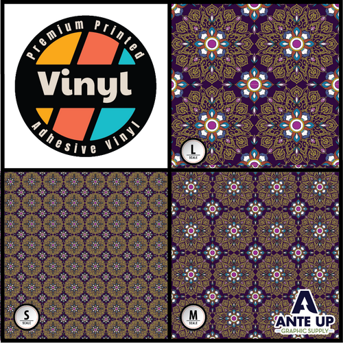 Printed Pattern - Mandala - Adhesive Vinyl