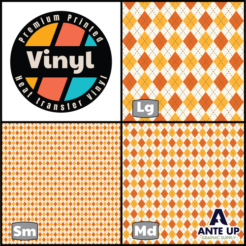 Printed Pattern -  Autum Plaid- Heat Transfer Vinyl