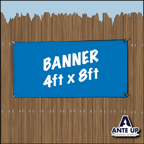 4ft x 8ft - Full Color Banner