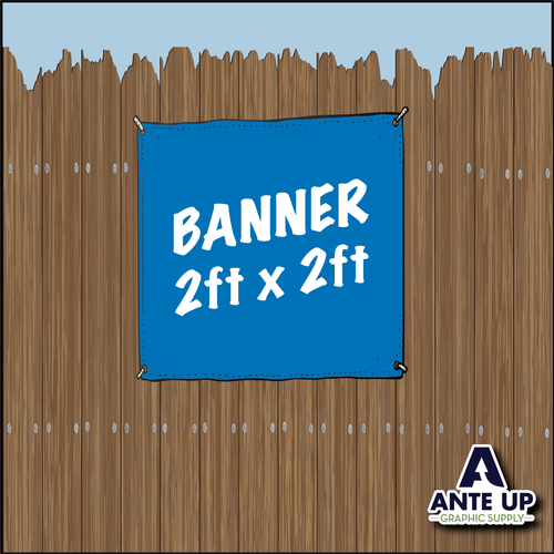 2ft x 2ft - Full Color Banner