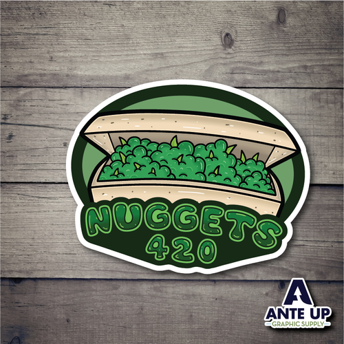 420 Nuggets  - 3" - die cut sticker