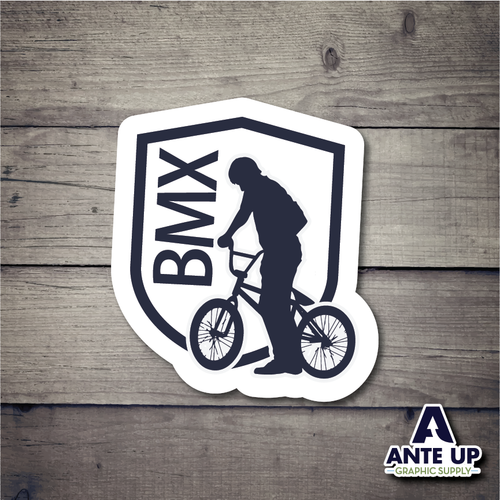 BMX - 3" - die cut sticker