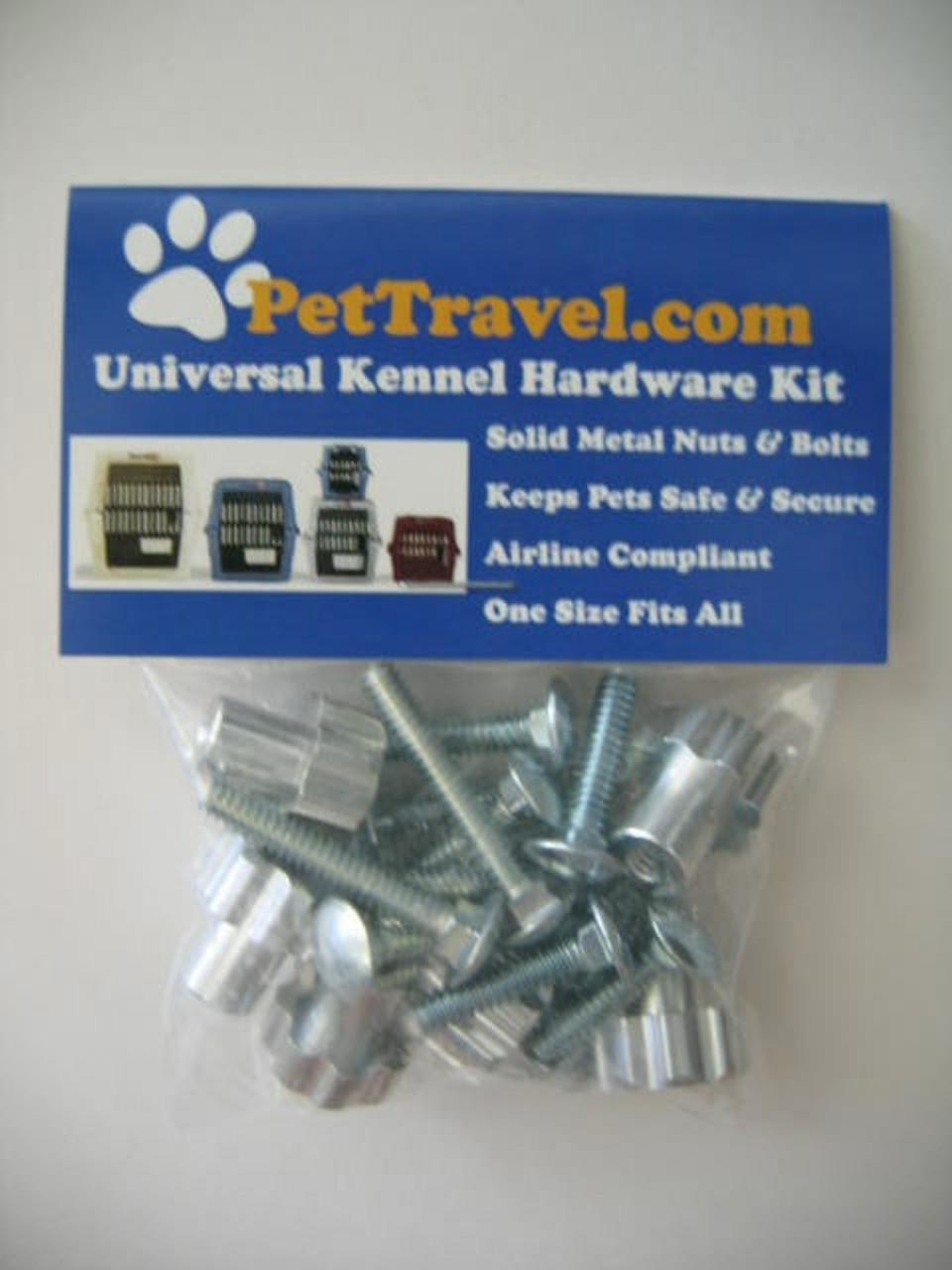 Metal Hardware fasteners for Cat Carriers, Pet Kennels, Dog Crates