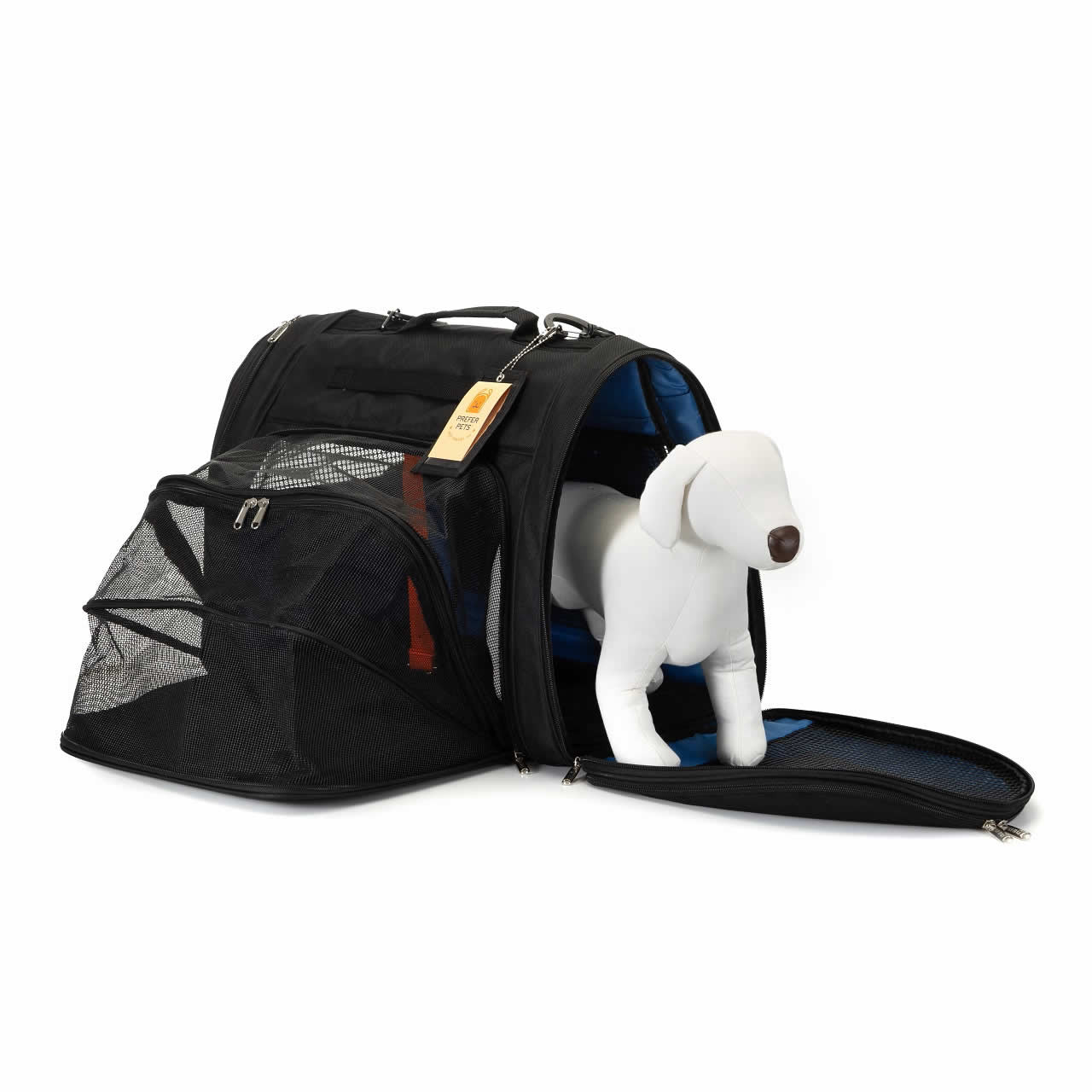 Prefer Pets Expandable Backpack Carrier with Privacy Covers