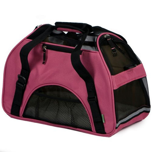 Bergan Pet Carrier Raspberry Beautiful Color Free Ship