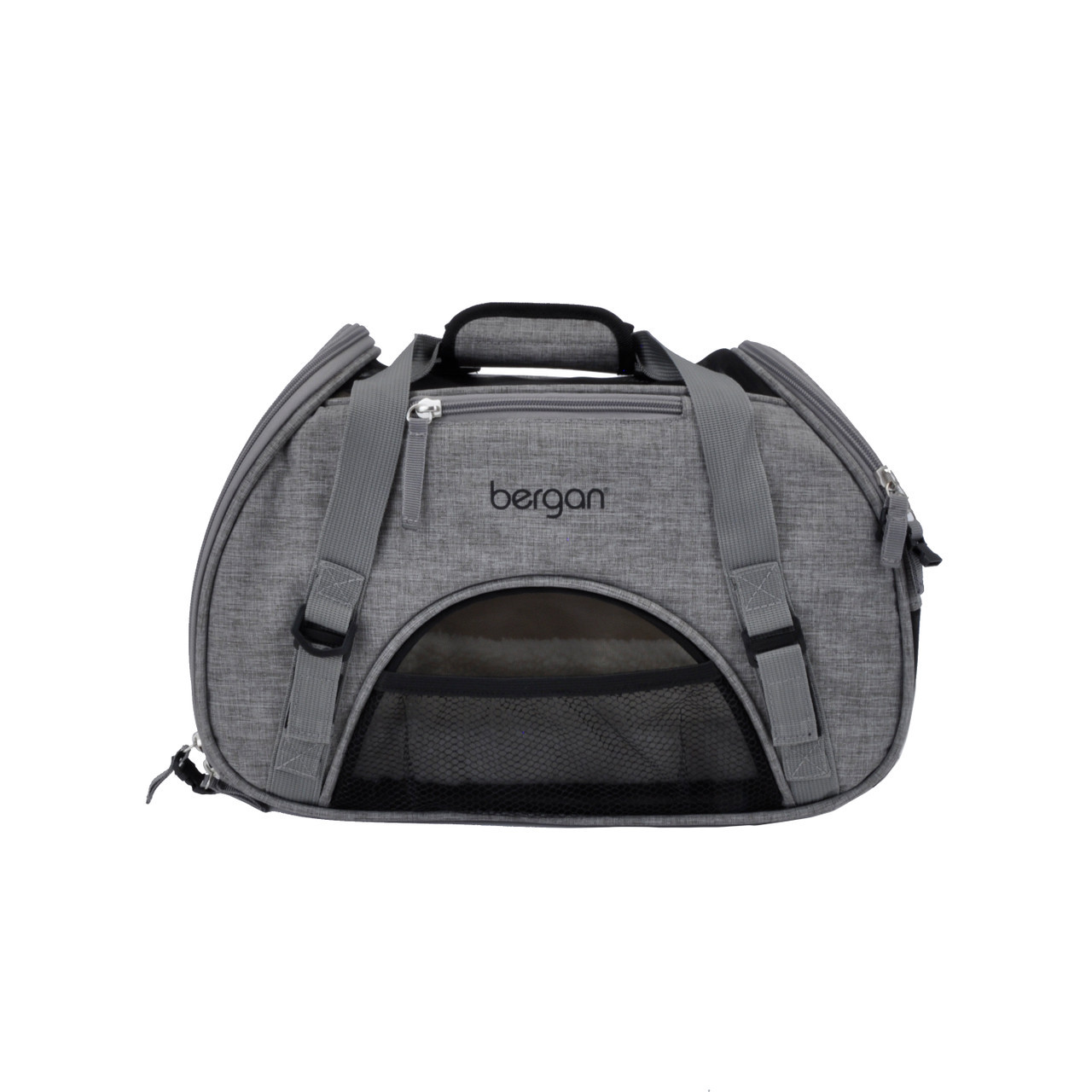 Bergan Pet Carrier Heather Grey Dogs & Cats On Sale
