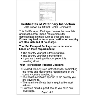 Mauritania Pet Passport Instructions Page 1 Mauritania Pet Passport Instructions Page 1